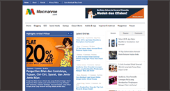 Desktop Screenshot of maxmanroe.com